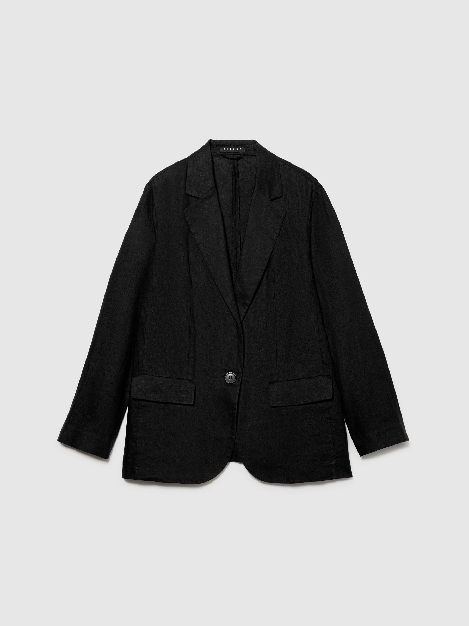 Blazer preto em 100% linho - ucb_image_FS