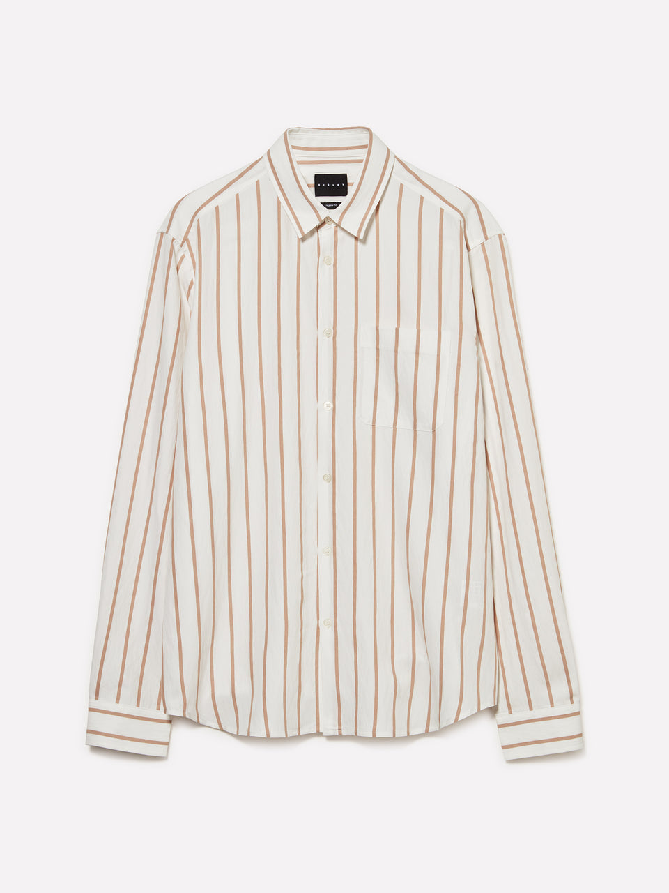 Camisa às riscas multicolor com bolso pequeno - ucb_image_FS