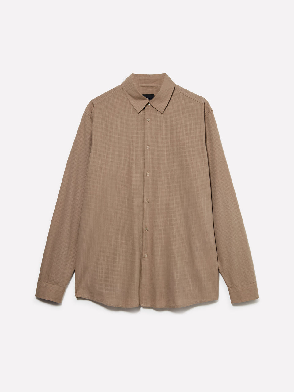 Camicia beige in cotone operato - ucb_image_FS