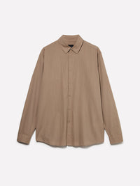 Camicia beige in cotone operato - ucb_image_FS