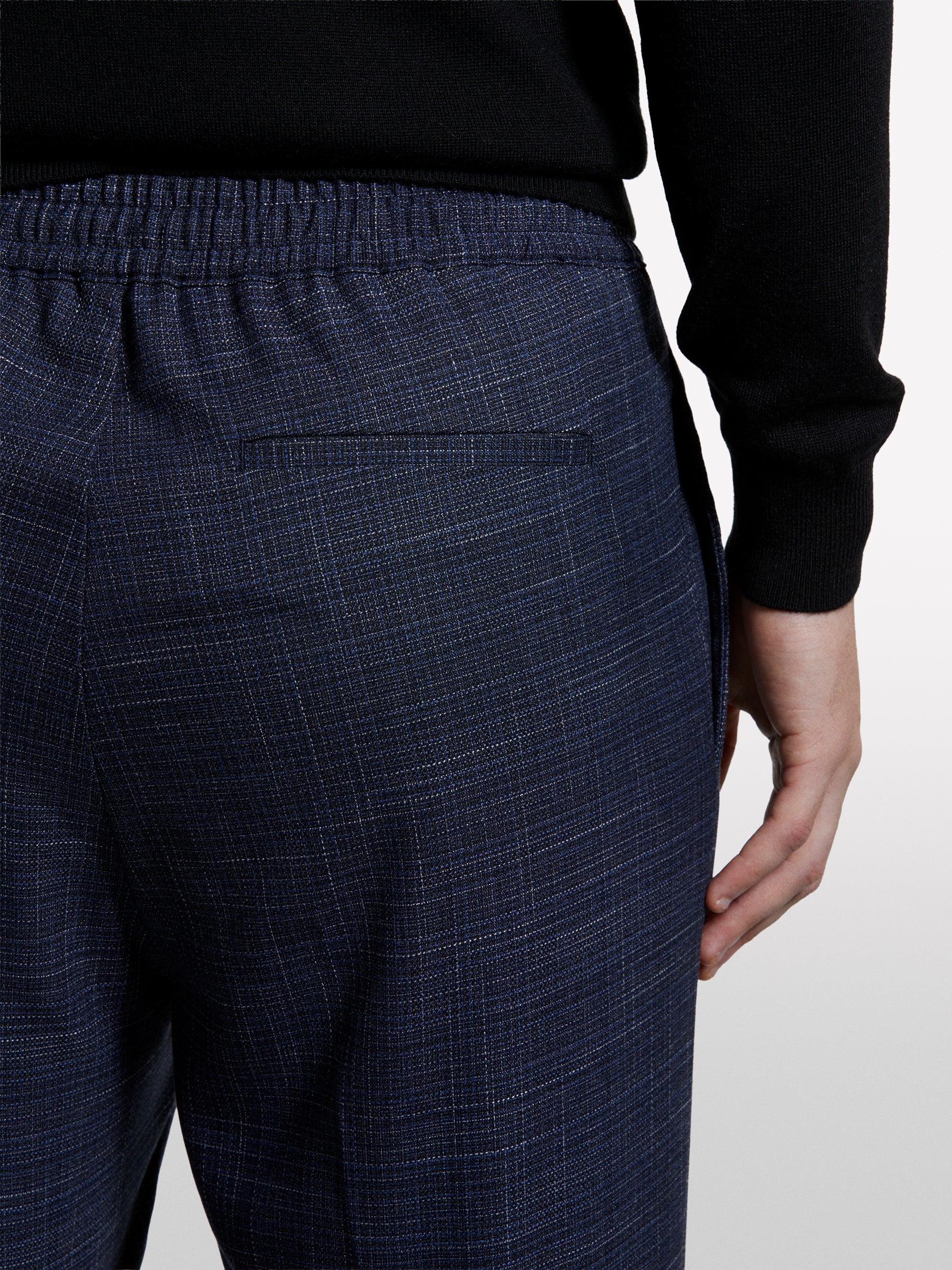Joggers fio tinto azul-escuro  - ucb_image_FY