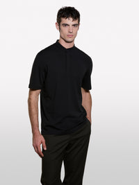 Polo preto com gola guru - ucb_image_FY