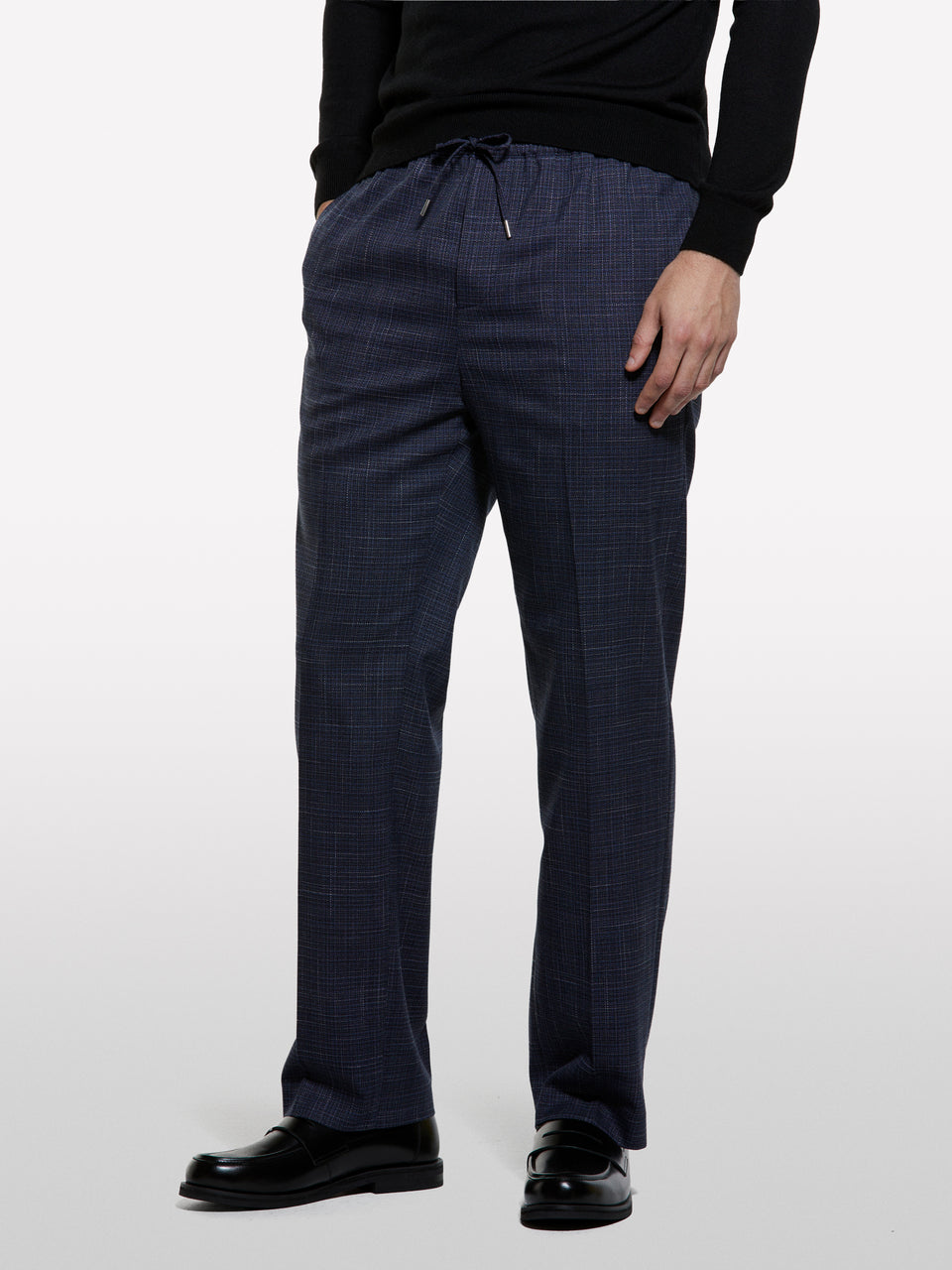 Joggers fio tinto azul-escuro  - ucb_image_FY