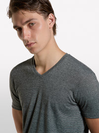 T-shirt fio tinto cinza-escuro - ucb_image_FY