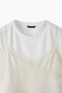 T-shirt com top em contraste - ucb_image_BS
