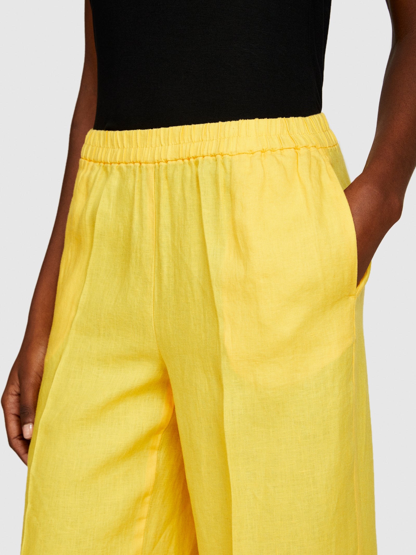Calças flare fit 100% linho - ucb_image_FY