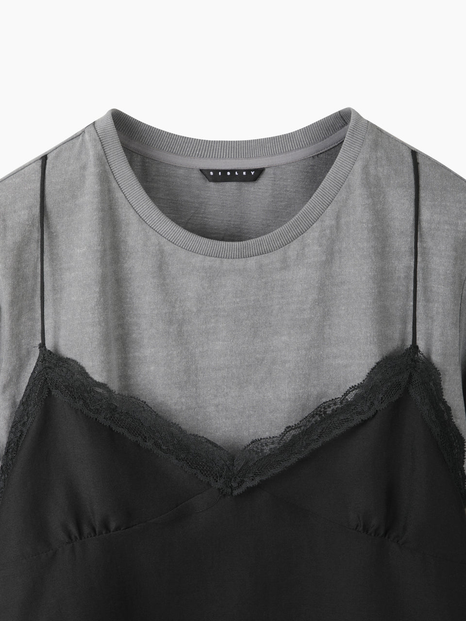 T-shirt com top em contraste - ucb_image_BS