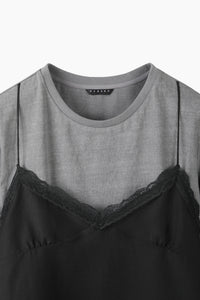 T-shirt com top em contraste - ucb_image_BS