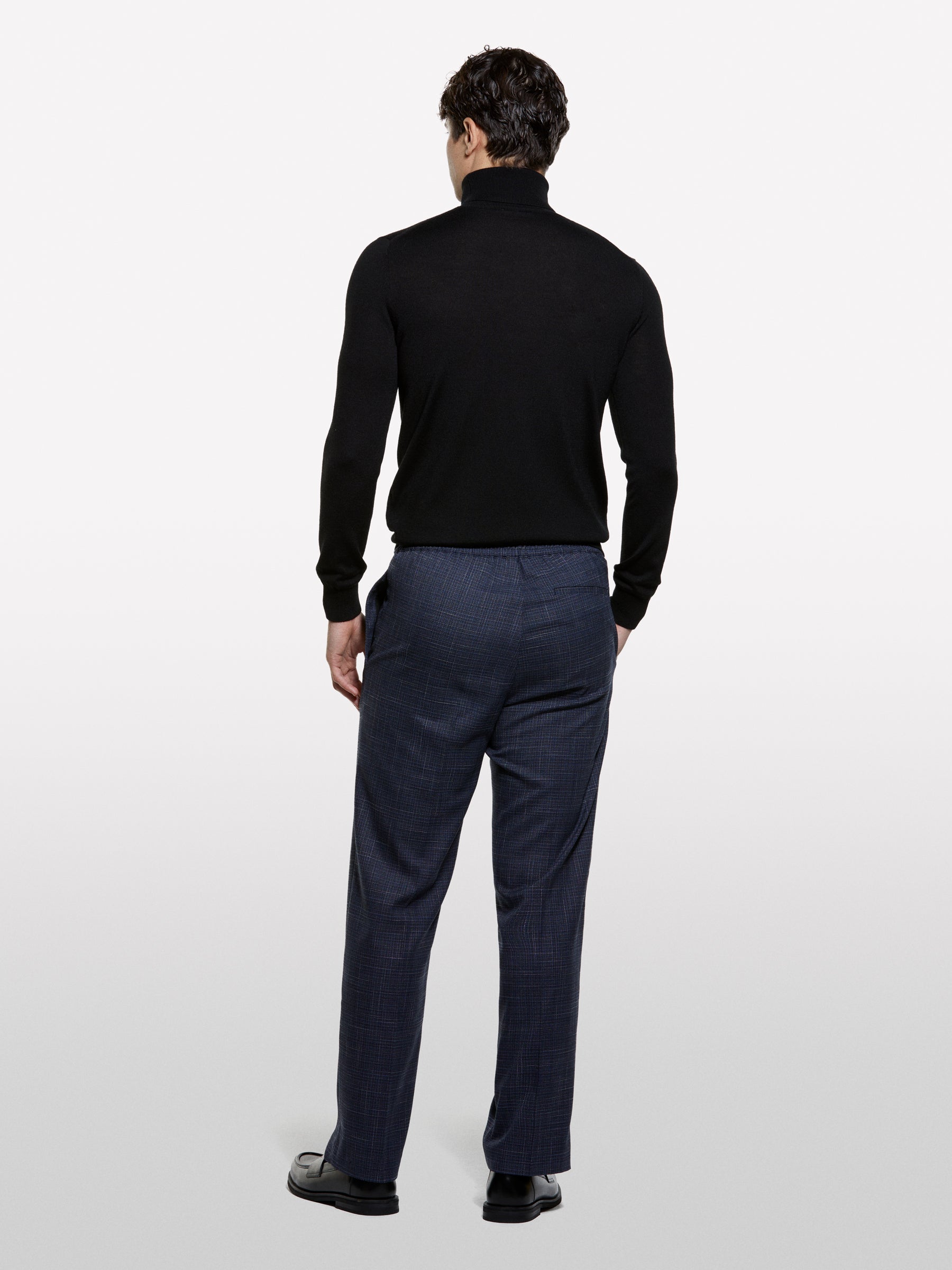 Joggers fio tinto azul-escuro  - ucb_image_B