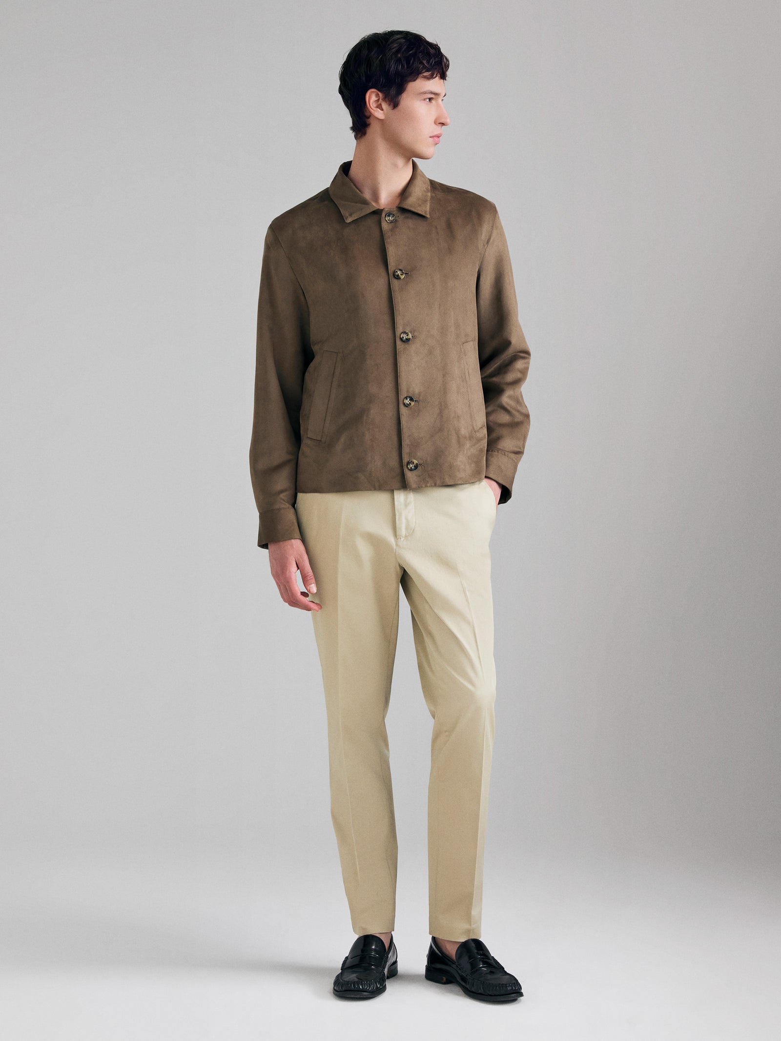 Casaco-Camisa efeito de camurça - ucb_image_F