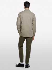 Camicia beige in cotone operato - ucb_image_B