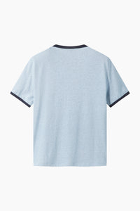 T-shirt com contraste em mistura de linho - ucb_image_FS