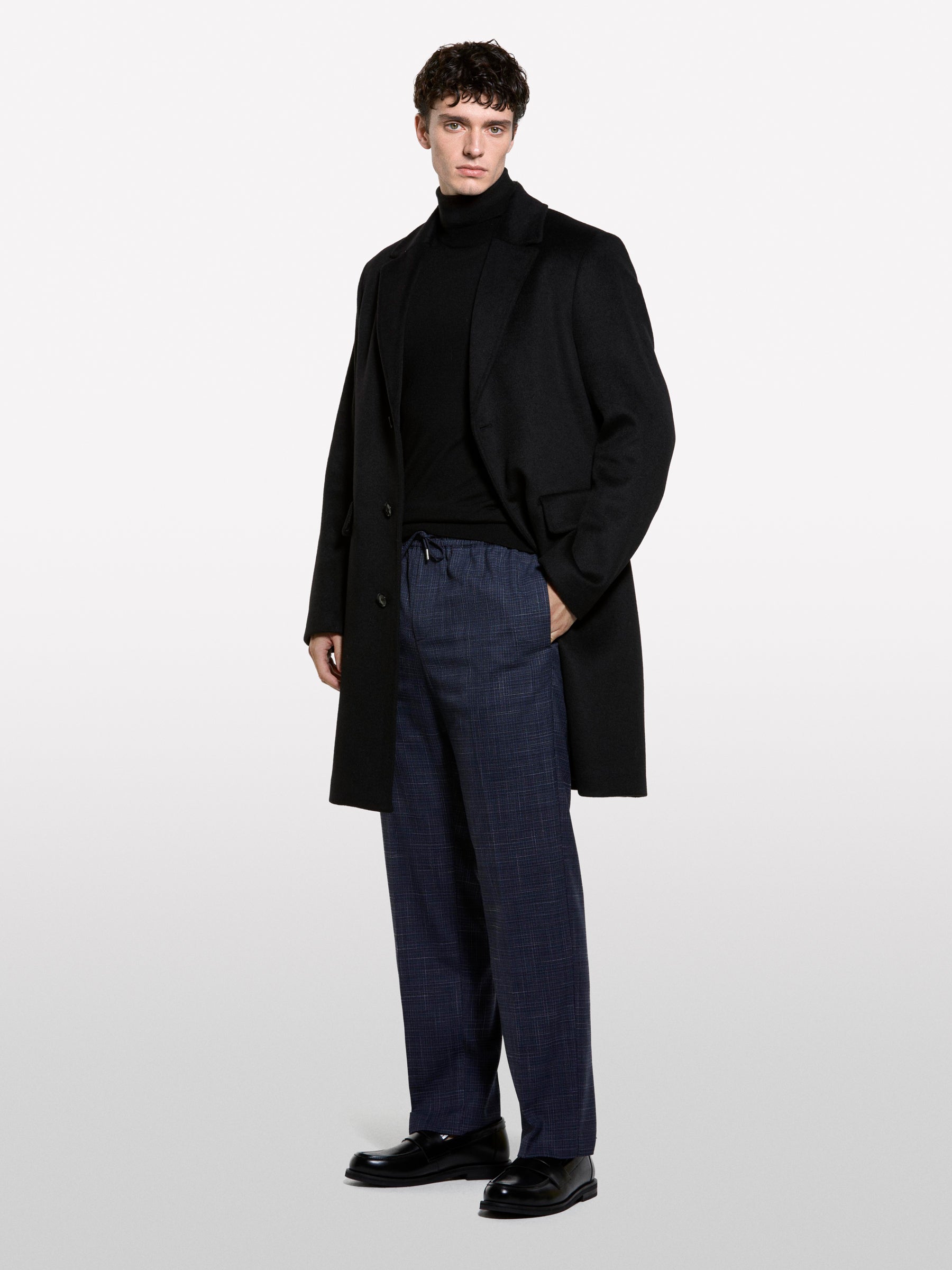 Joggers fio tinto azul-escuro  - ucb_image_F